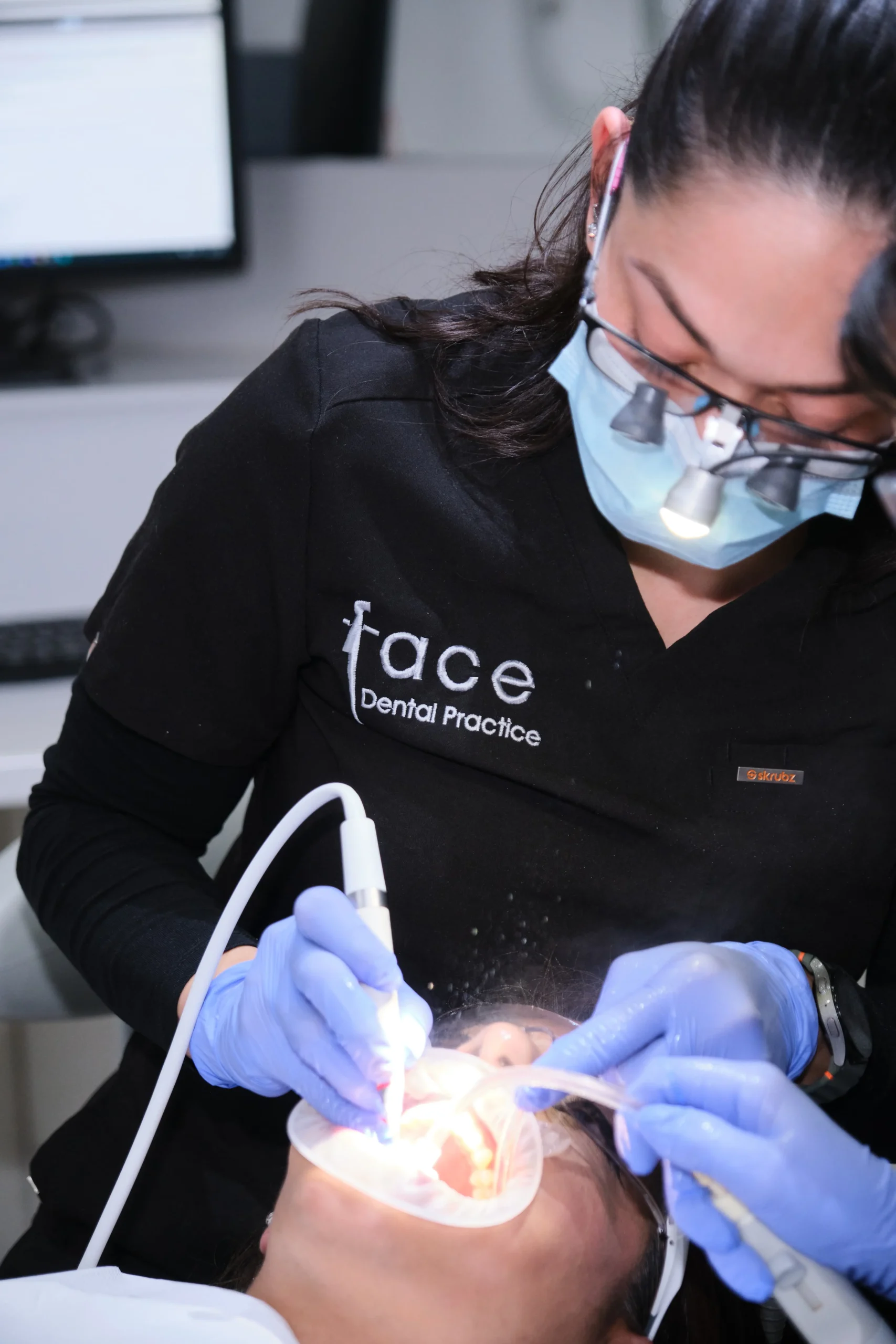 Hygiene and whitening combination